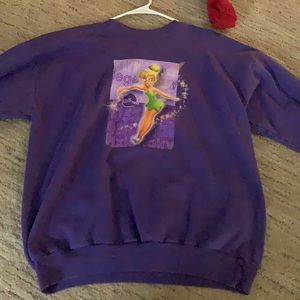 Disney tinker bell crew neck